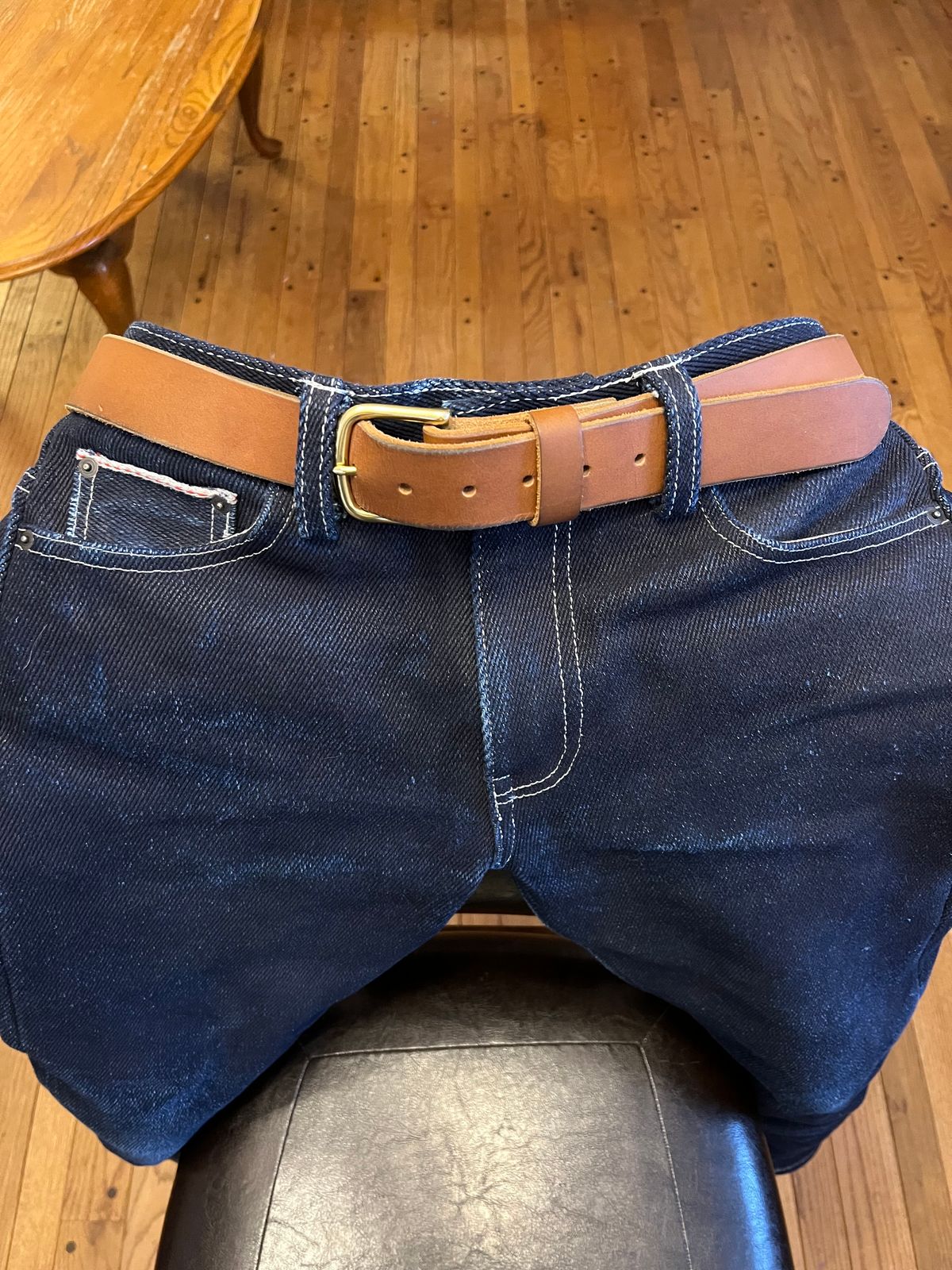 Photo by Ferachi on March 3, 2026 of the Nicks Classic Work Belt in Seidel 1964 Tan.