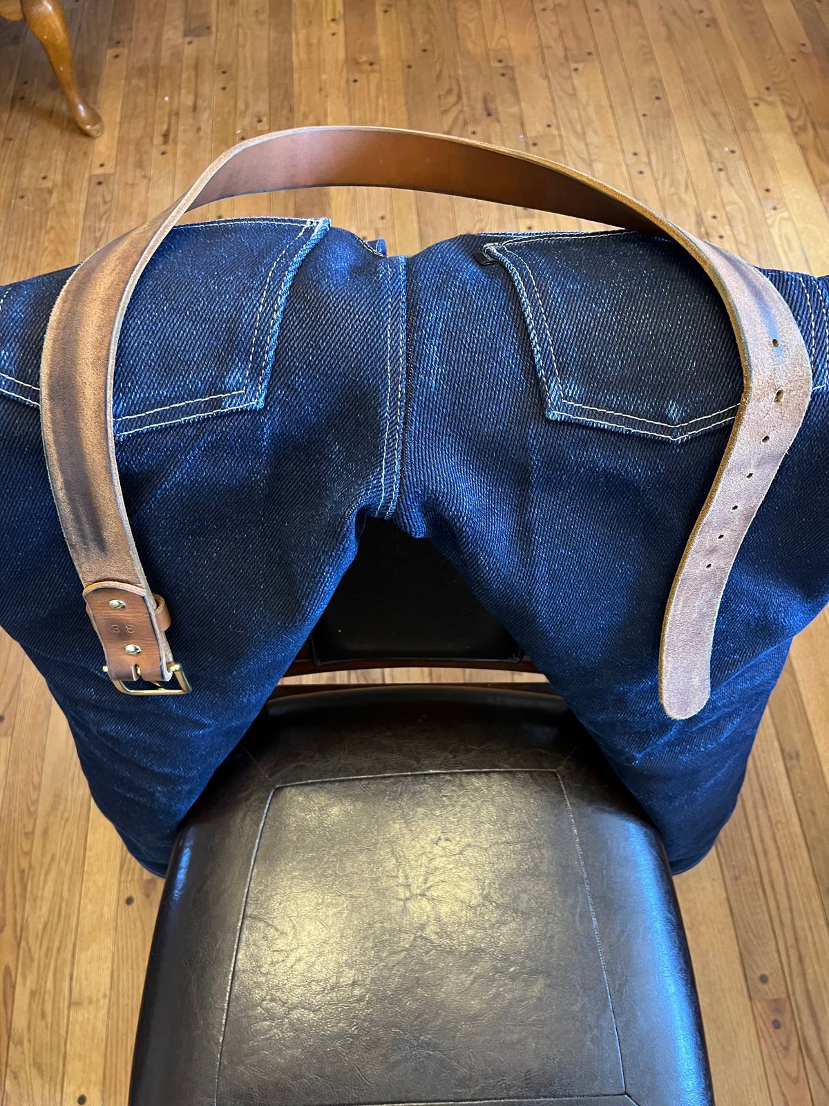 Photo by Ferachi on April 4, 2026 of the Nicks Classic Work Belt in Seidel 1964 Tan.