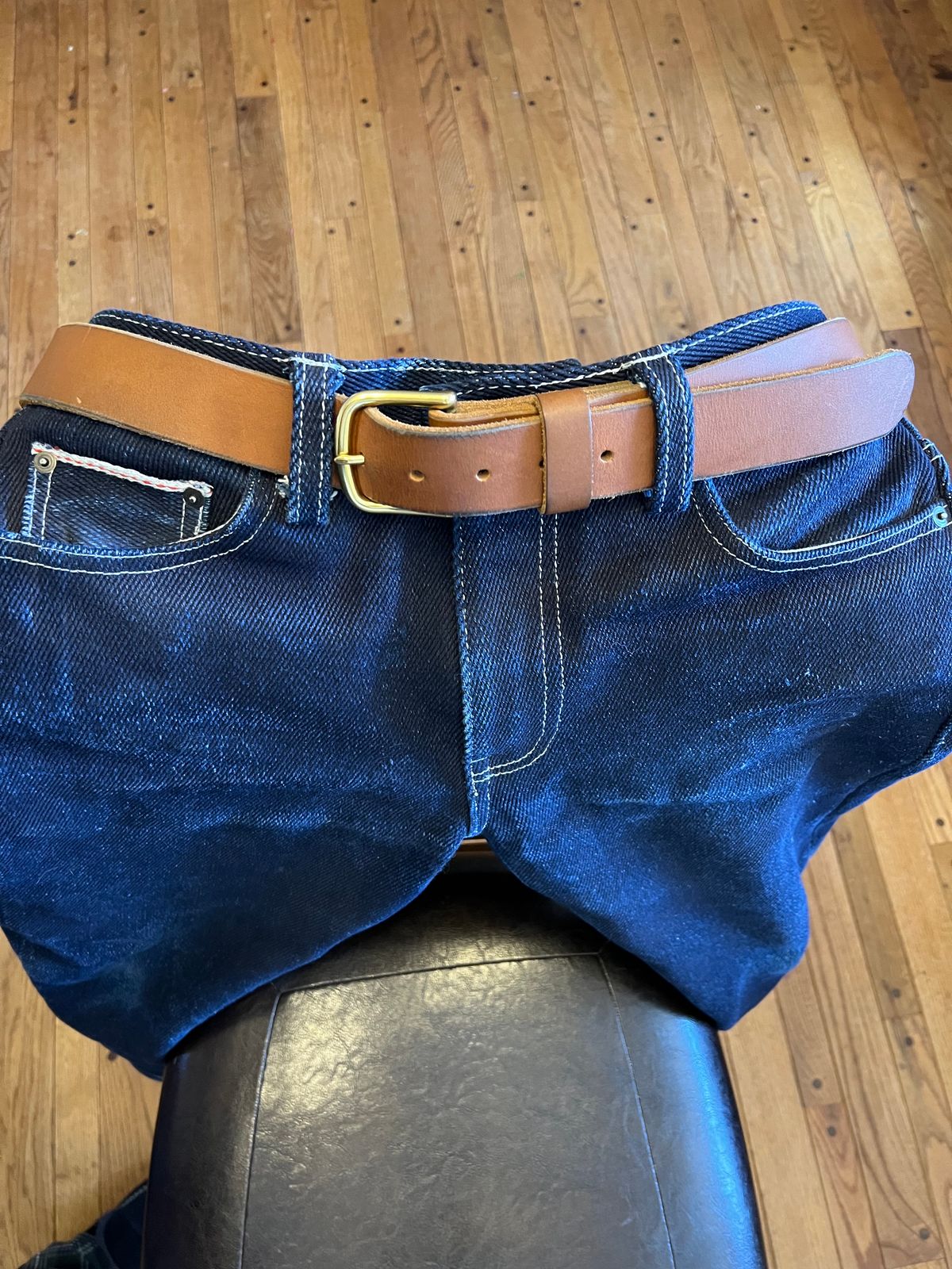Photo by Ferachi on April 4, 2026 of the Nicks Classic Work Belt in Seidel 1964 Tan.