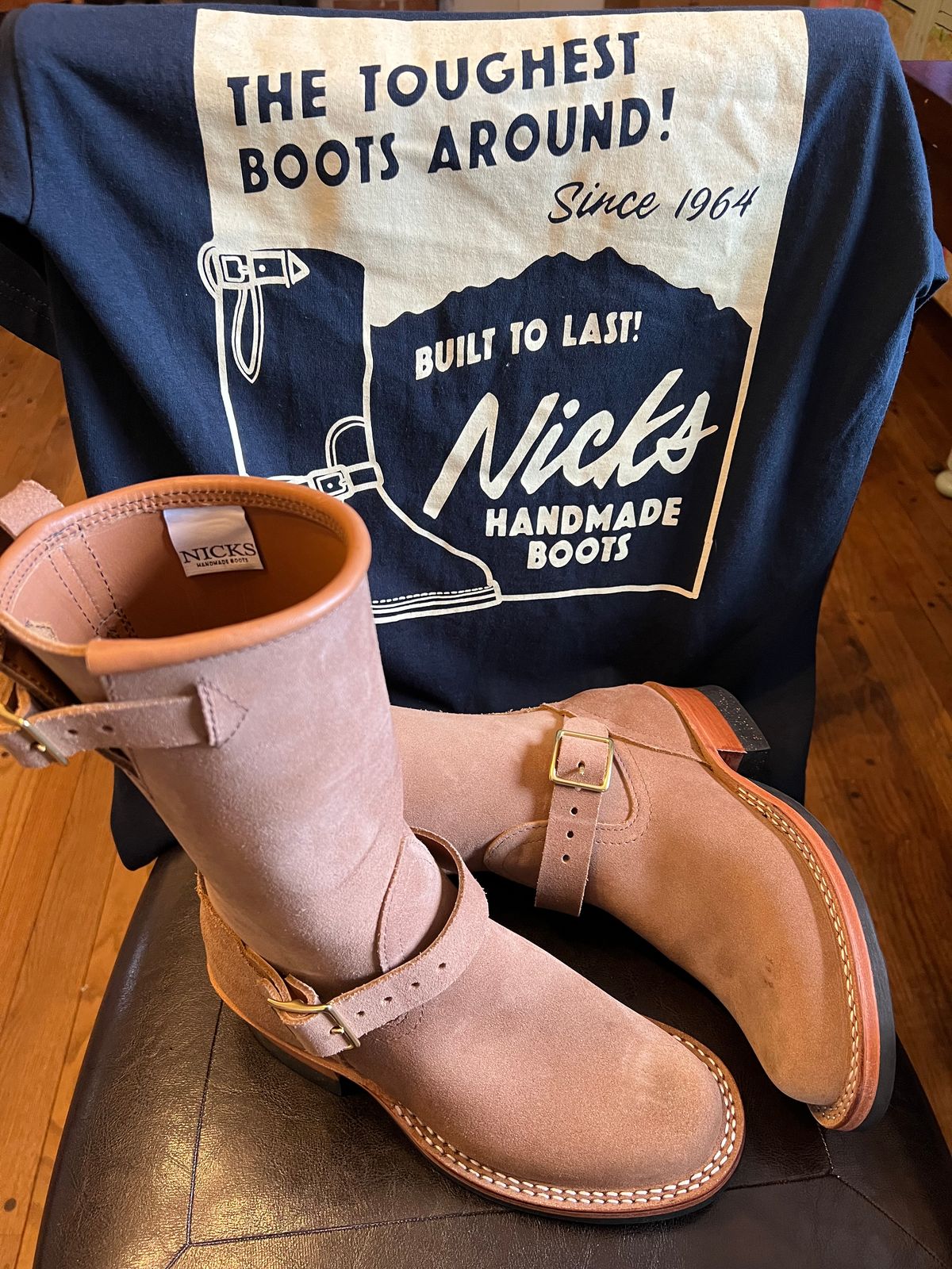 Photo by Ferachi on November 1, 2025 of the Nicks Brakeman in Seidel 1964 Tan Roughout.