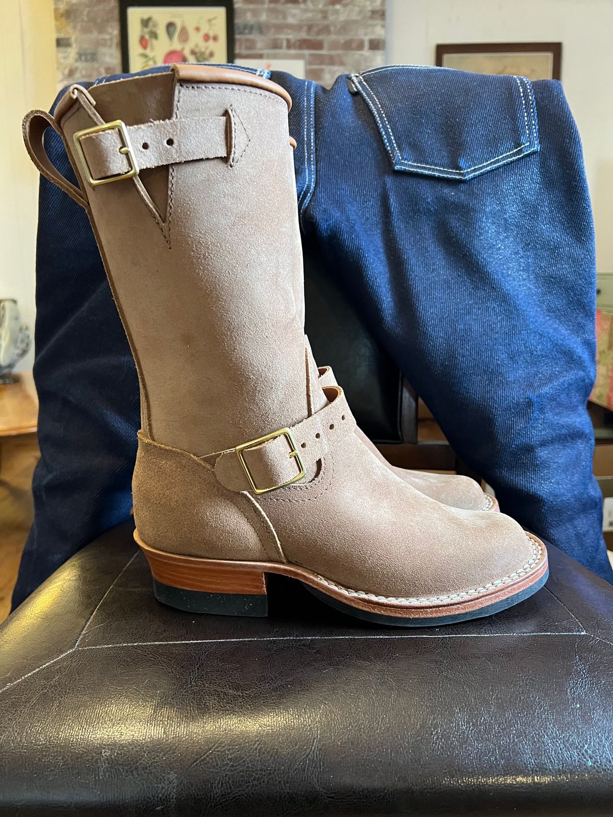 Photo by Ferachi on November 1, 2025 of the Nicks Brakeman in Seidel 1964 Tan Roughout.