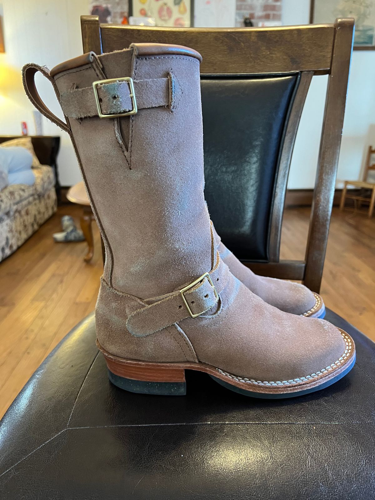 Photo by Ferachi on December 1, 2025 of the Nicks Brakeman in Seidel 1964 Tan Roughout.