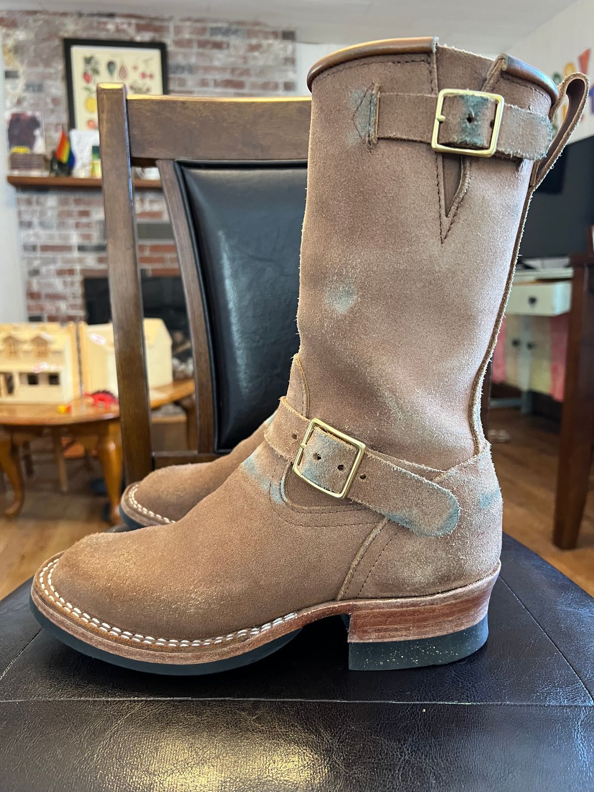 Photo by Ferachi on January 2, 2026 of the Nicks Brakeman in Seidel 1964 Tan Roughout.