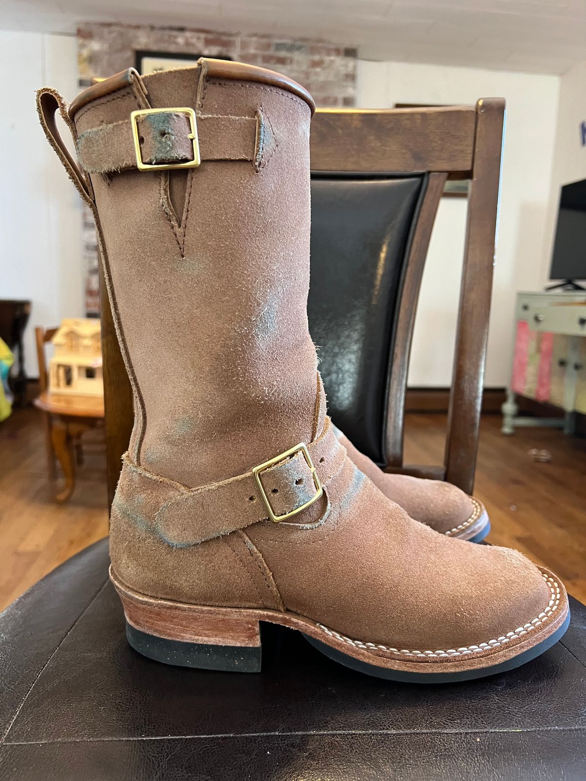 Photo by Ferachi on January 2, 2026 of the Nicks Brakeman in Seidel 1964 Tan Roughout.