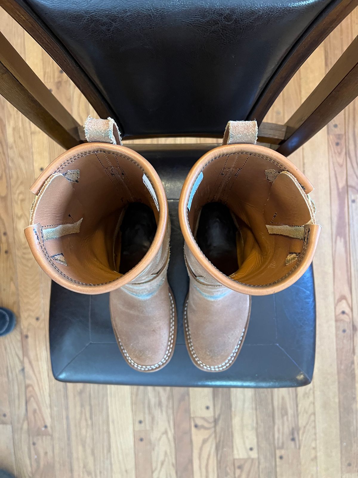 Photo by Ferachi on January 2, 2026 of the Nicks Brakeman in Seidel 1964 Tan Roughout.