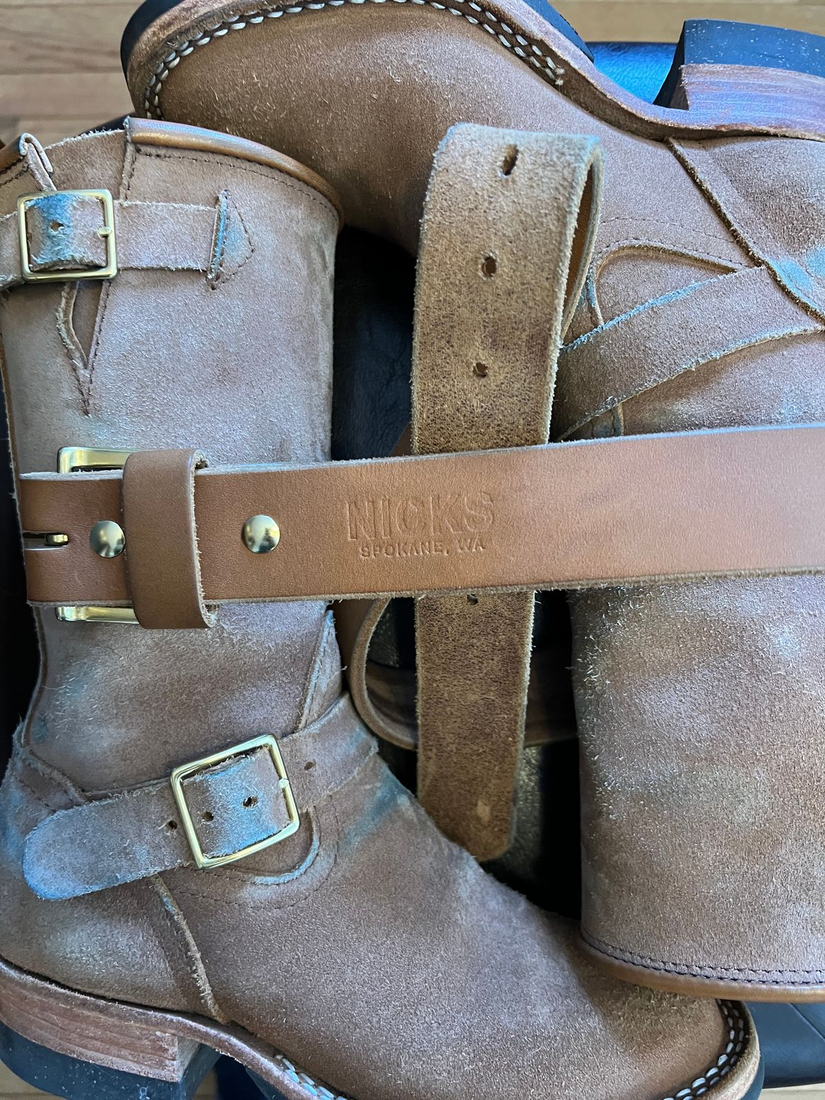 Photo by Ferachi on February 2, 2026 of the Nicks Brakeman in Seidel 1964 Tan Roughout.