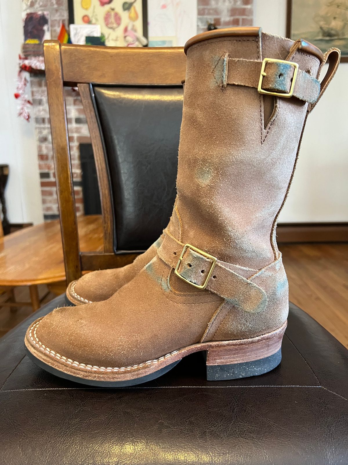 Photo by Ferachi on February 2, 2026 of the Nicks Brakeman in Seidel 1964 Tan Roughout.