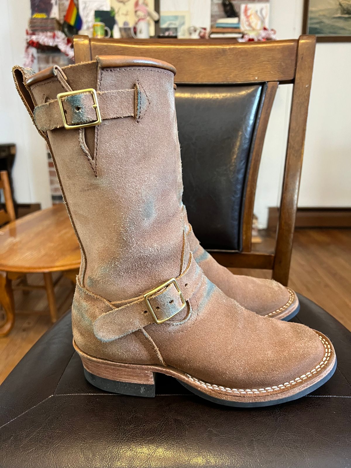 Photo by Ferachi on February 2, 2026 of the Nicks Brakeman in Seidel 1964 Tan Roughout.