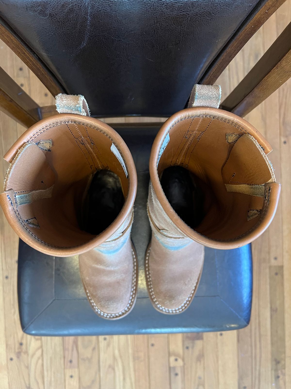 Photo by Ferachi on February 2, 2026 of the Nicks Brakeman in Seidel 1964 Tan Roughout.