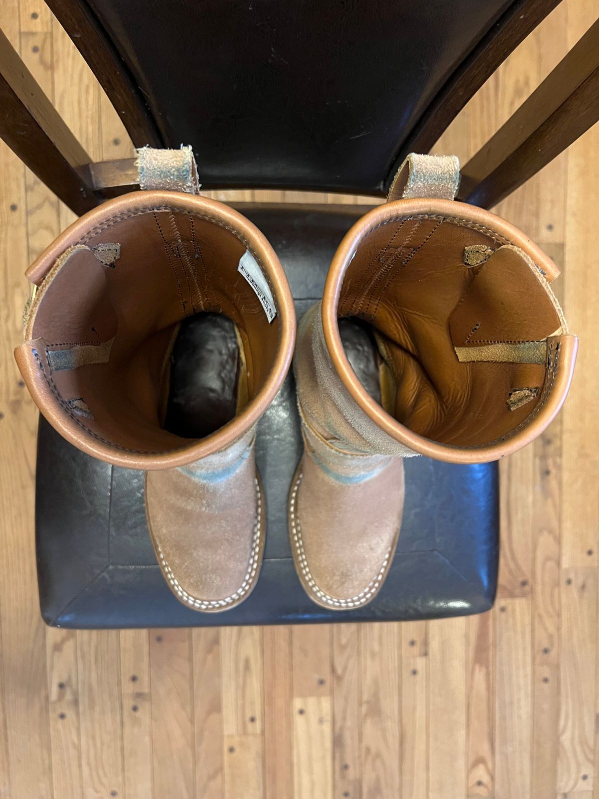 Photo by Ferachi on March 3, 2026 of the Nicks Brakeman in Seidel 1964 Tan Roughout.