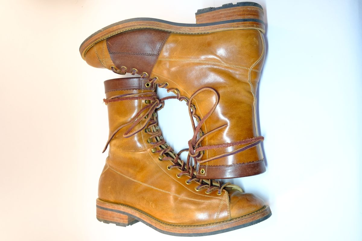 Photo by morosoleatherworks on February 4, 2024 of the Sagara Cordmaster in Conceria Cloe Superlux Horsebutt.