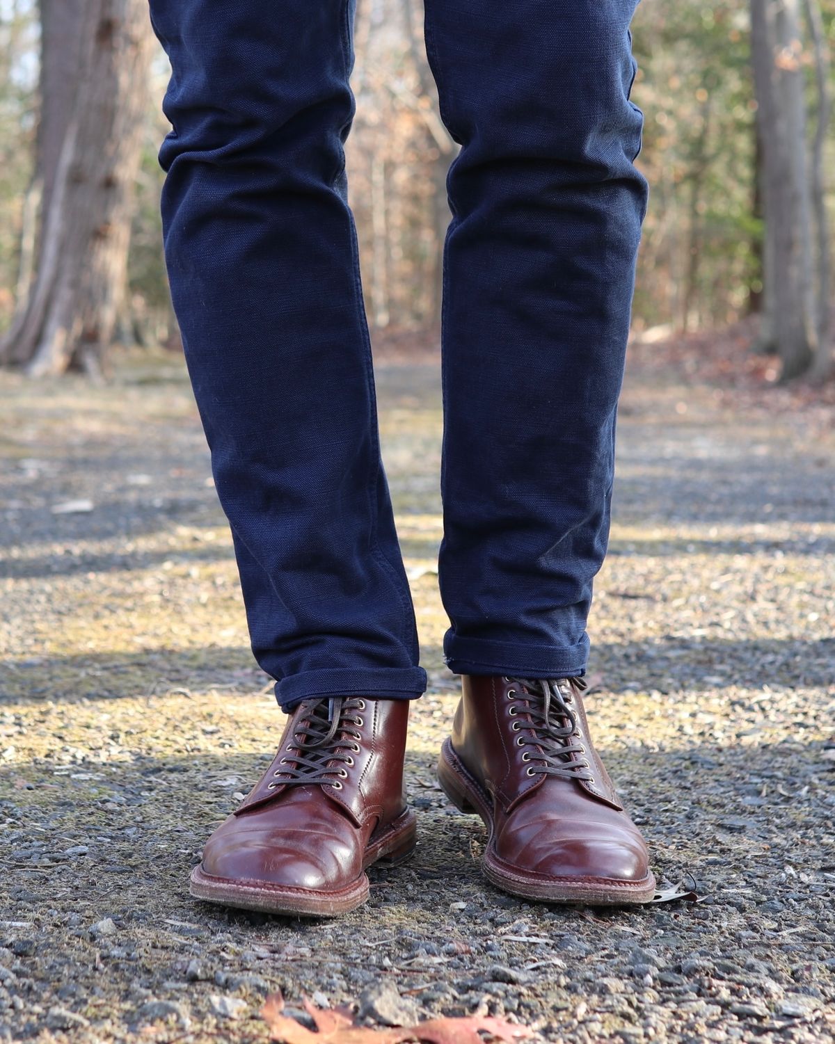 Photo by shaking.boots on February 4, 2025 of the Alden Plain Toe Boot in Horween Color 2 Shell Cordovan.