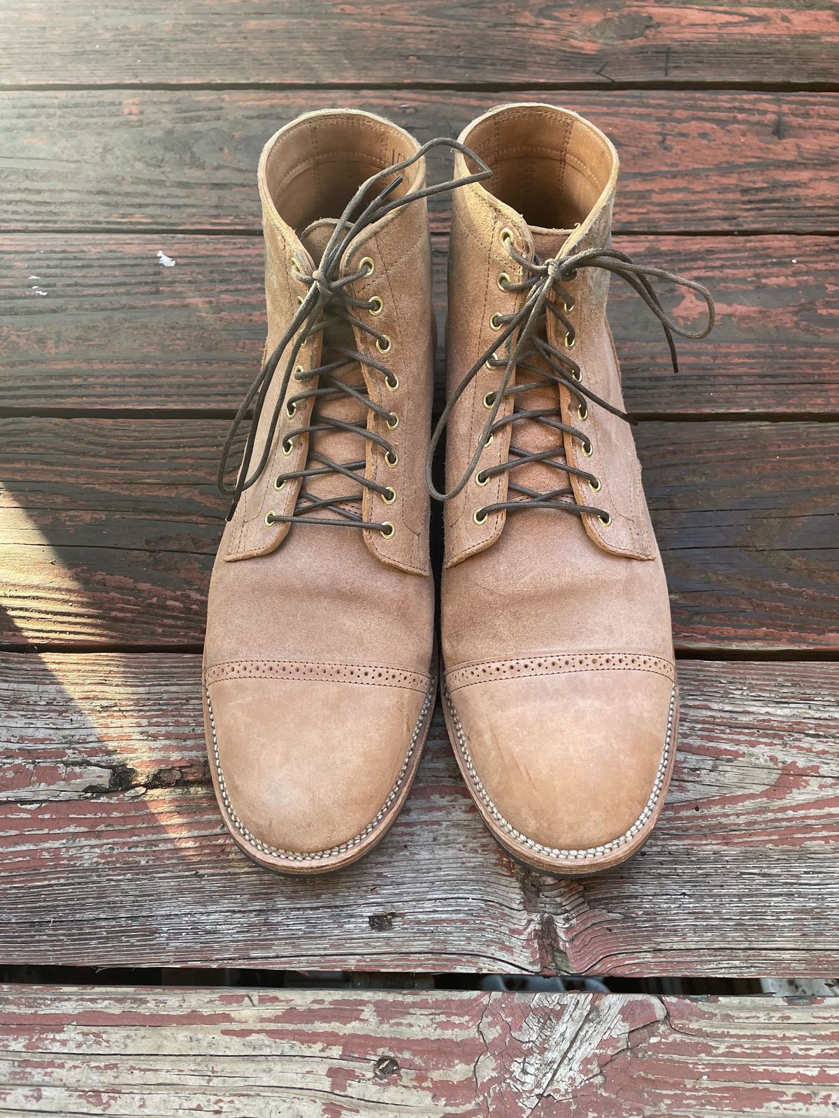 Photo by shaking.boots on November 3, 2021 of the Viberg Service Boot BCT in Unknown Material.