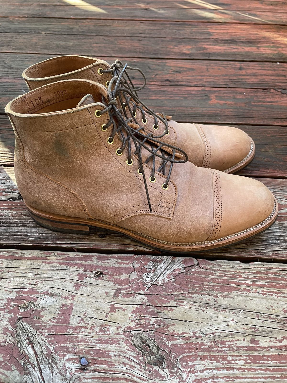 Photo by shaking.boots on November 3, 2021 of the Viberg Service Boot BCT in Unknown Material.