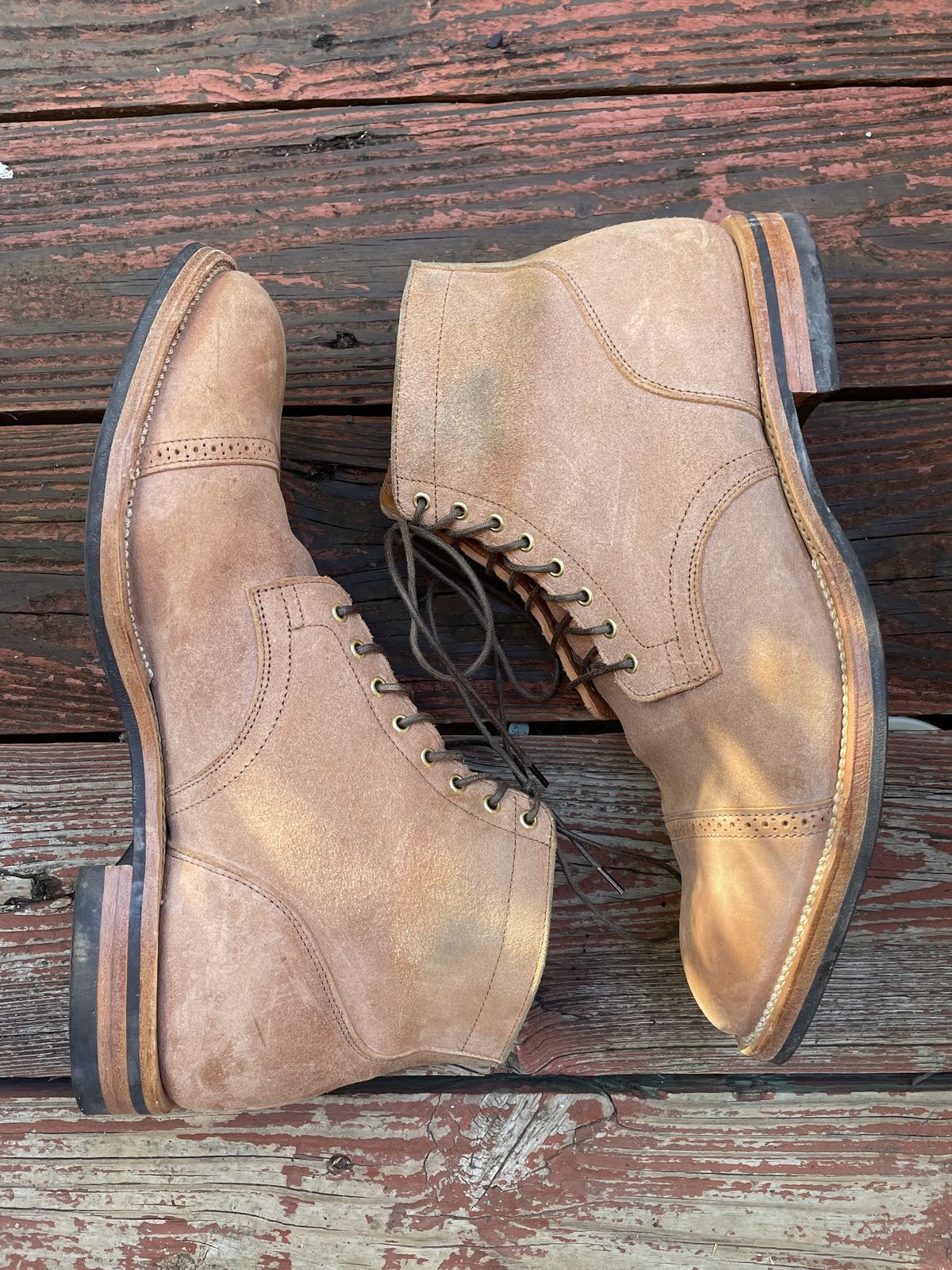 Photo by shaking.boots on November 3, 2021 of the Viberg Service Boot BCT in Unknown Material.