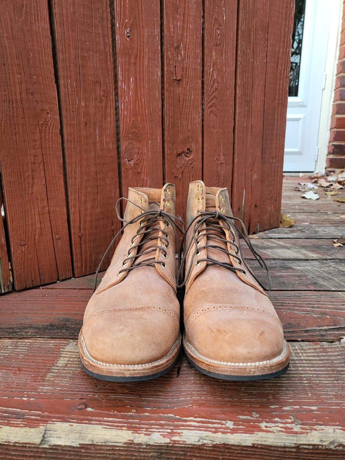 Photo by shaking.boots on December 5, 2021 of the Viberg Service Boot BCT in Unknown Material.