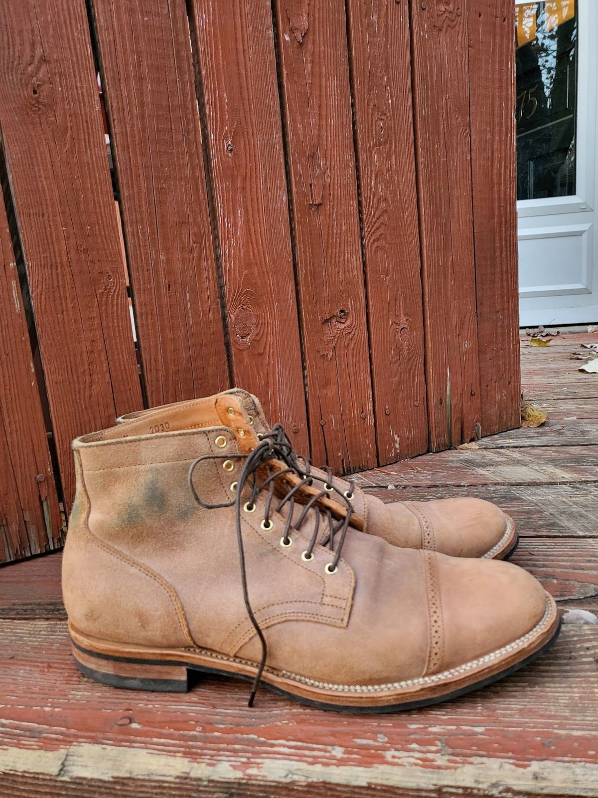 Photo by shaking.boots on December 5, 2021 of the Viberg Service Boot BCT in Unknown Material.