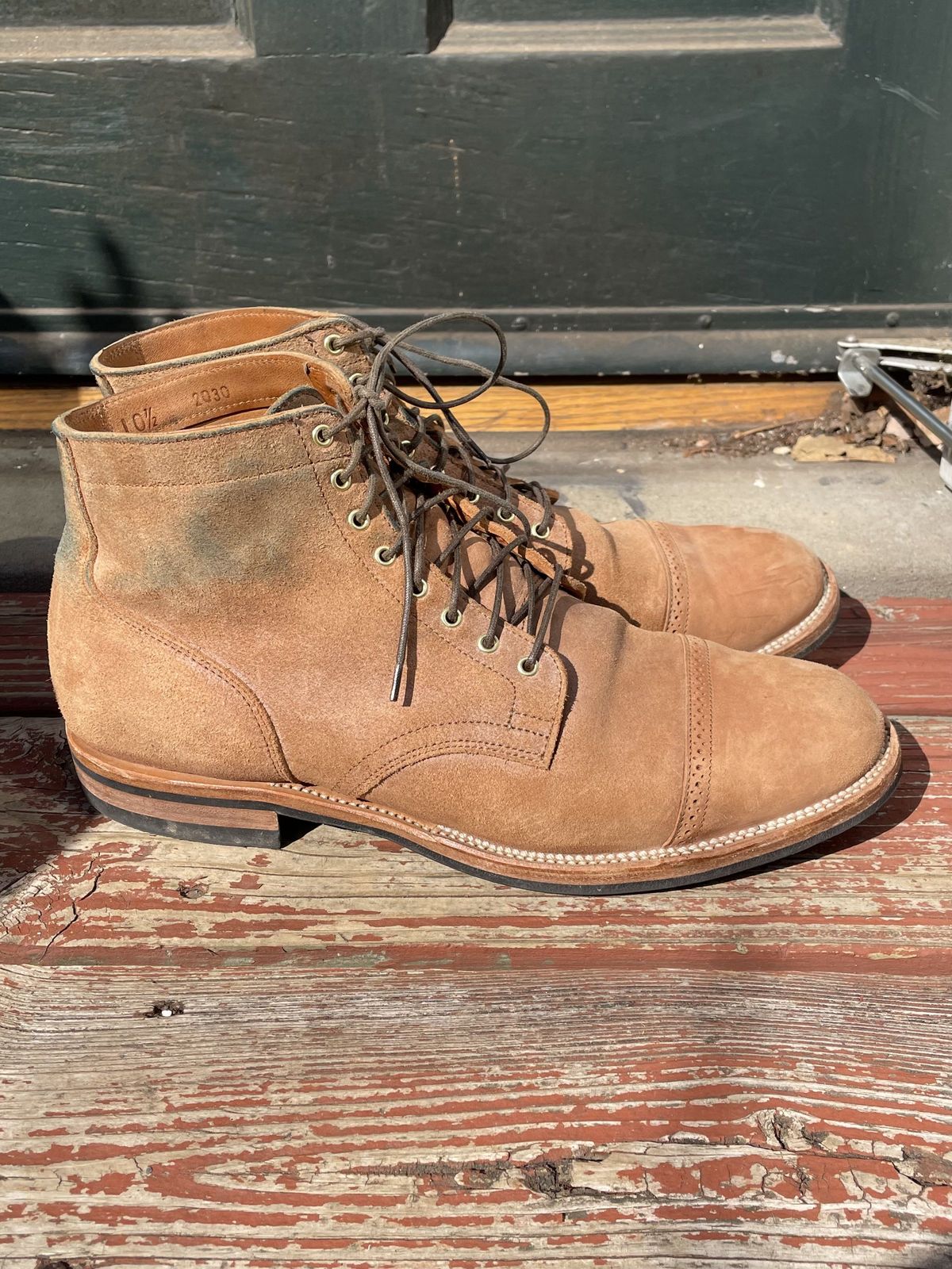 Photo by shaking.boots on March 5, 2022 of the Viberg Service Boot BCT in Unknown Material.