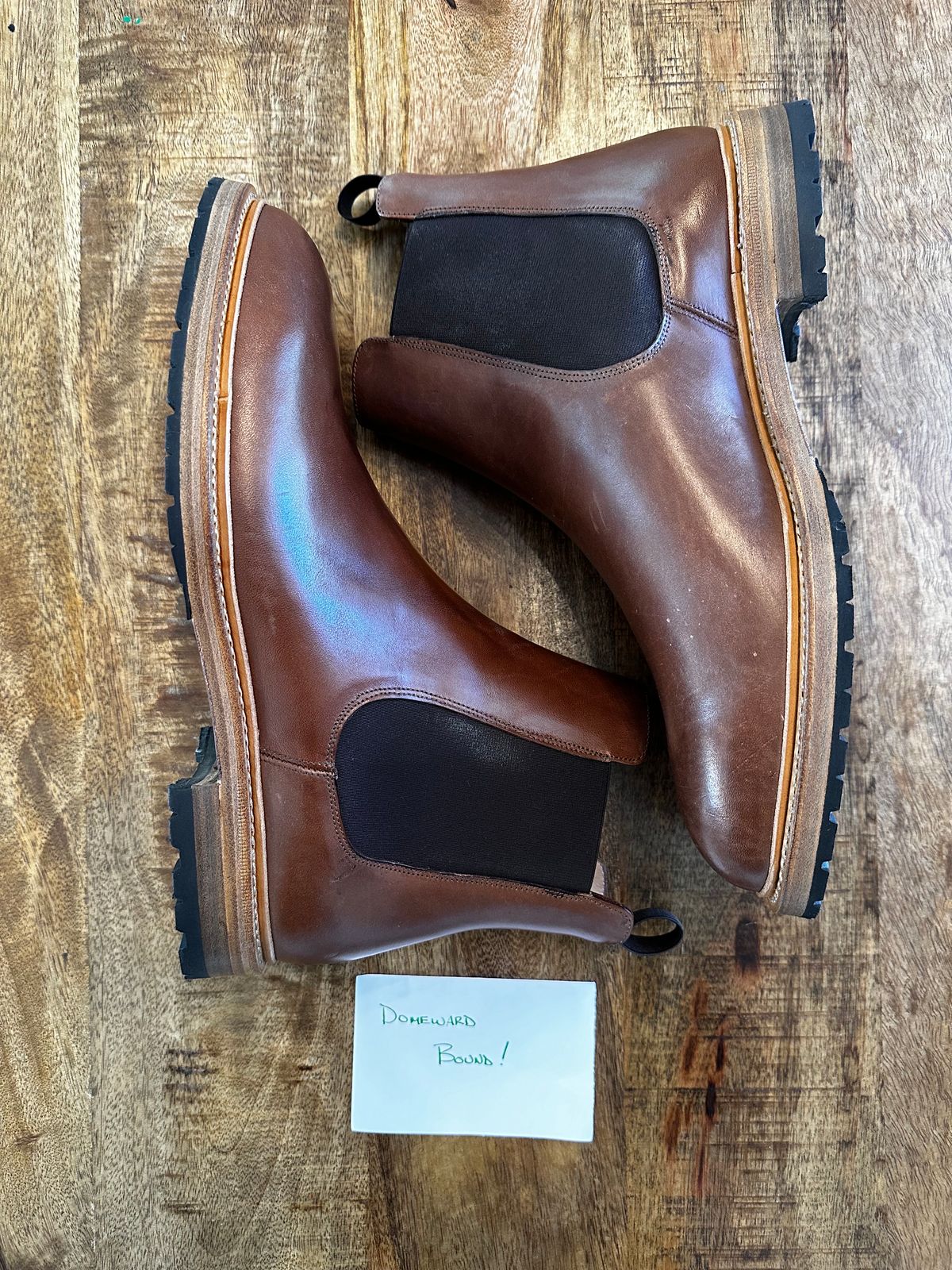 Photo by pennsdad on October 2, 2023 of the Rider Boot Co. Fritz in Maryam Toscanello Horsebutt.
