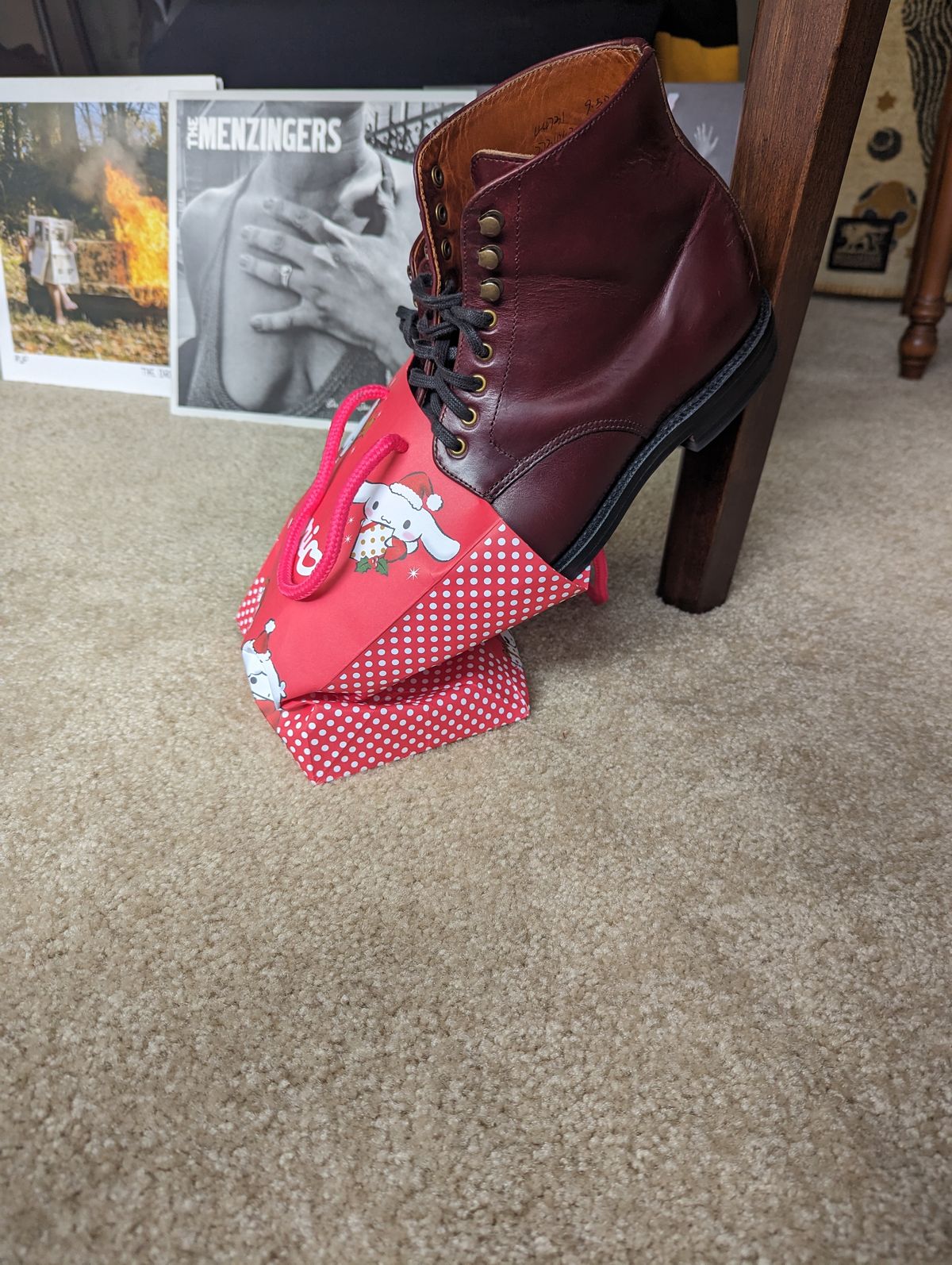 Photo by unlegends on January 2, 2023 of the Grant Stone Edward Boot in Horween Color 8 Chromexcel.
