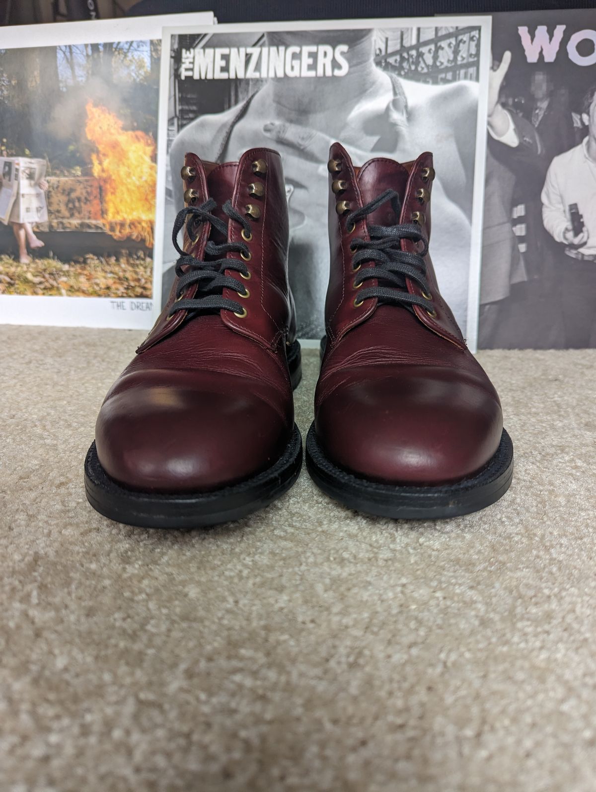 Photo by unlegends on January 2, 2023 of the Grant Stone Edward Boot in Horween Color 8 Chromexcel.