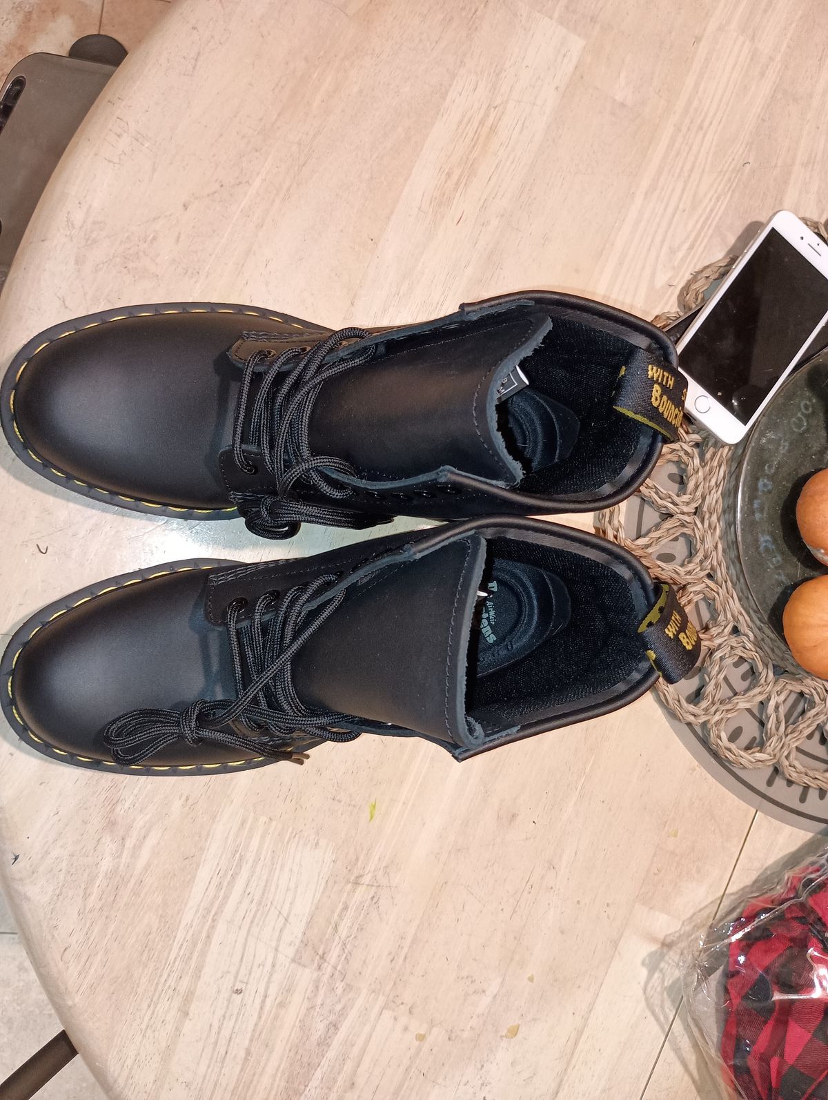 Photo by SidMc01 on October 1, 2024 of the Dr. Martens 1460 SR in Industrial Full Grain.