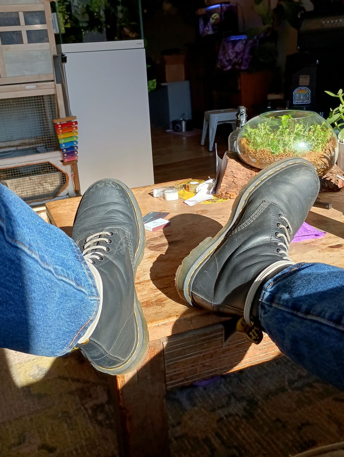 Photo by SidMc01 on November 27, 2024 of the Dr. Martens 1460 SR in Industrial Full Grain.