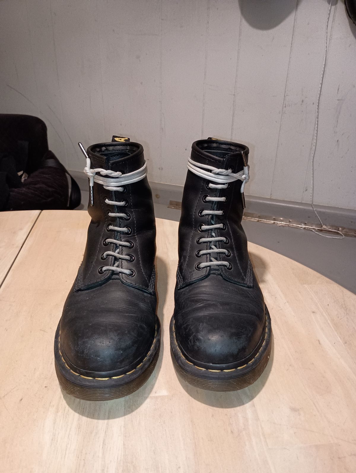 Photo by SidMc01 on December 4, 2024 of the Dr. Martens 1460 SR in Industrial Full Grain.