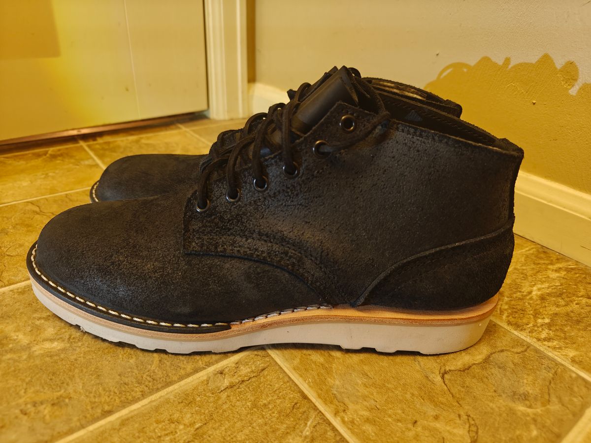 Photo by pancake_32 on October 1, 2025 of the Nicks Aldert Strider in Seidel MaxSupport Black Roughout.