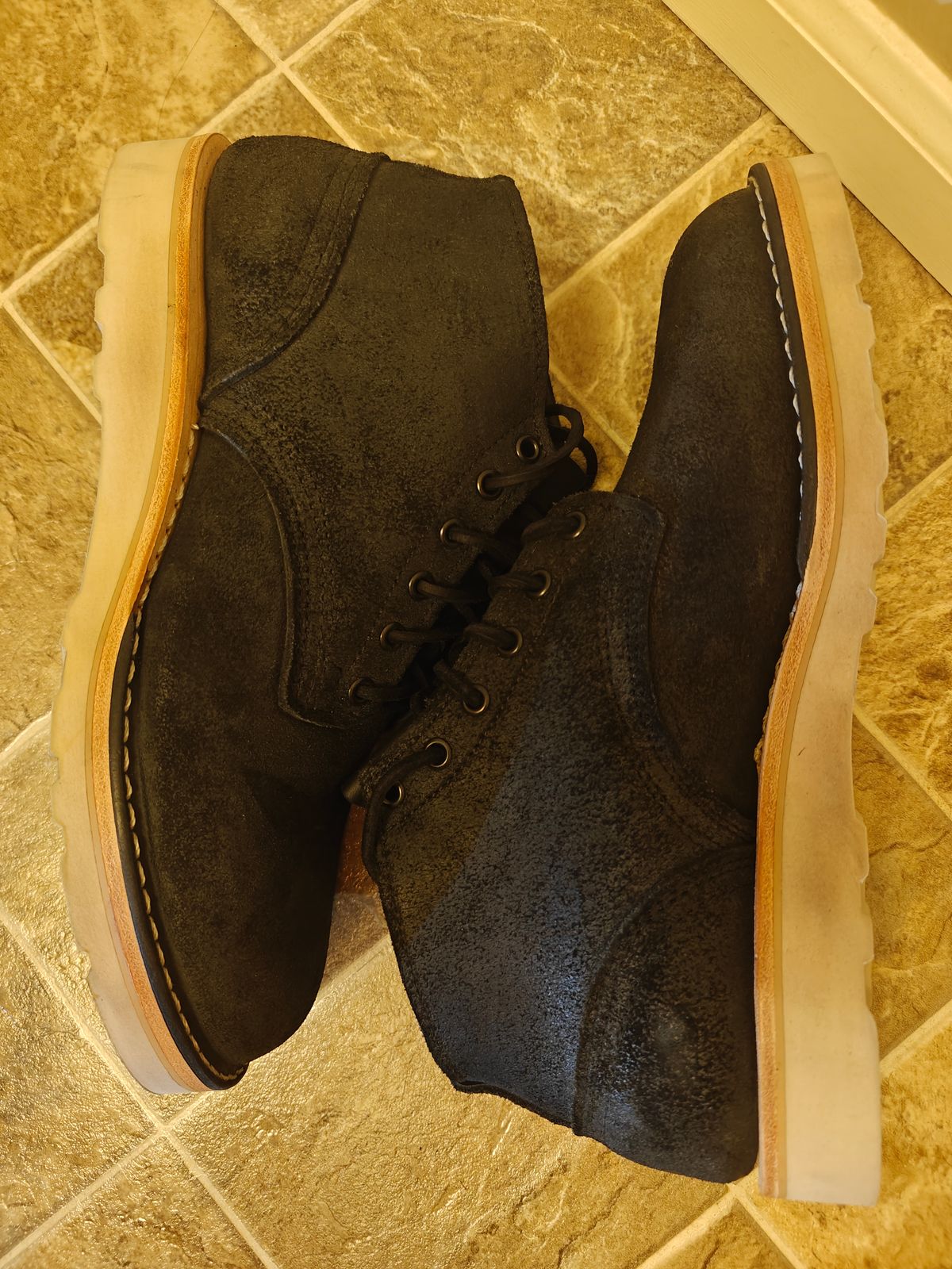 Photo by pancake_32 on October 1, 2025 of the Nicks Aldert Strider in Seidel MaxSupport Black Roughout.