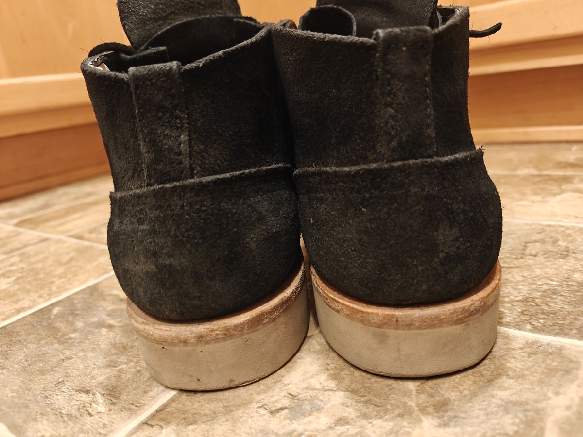 Photo by pancake_32 on December 6, 2025 of the Nicks Aldert Strider in Seidel MaxSupport Black Roughout.