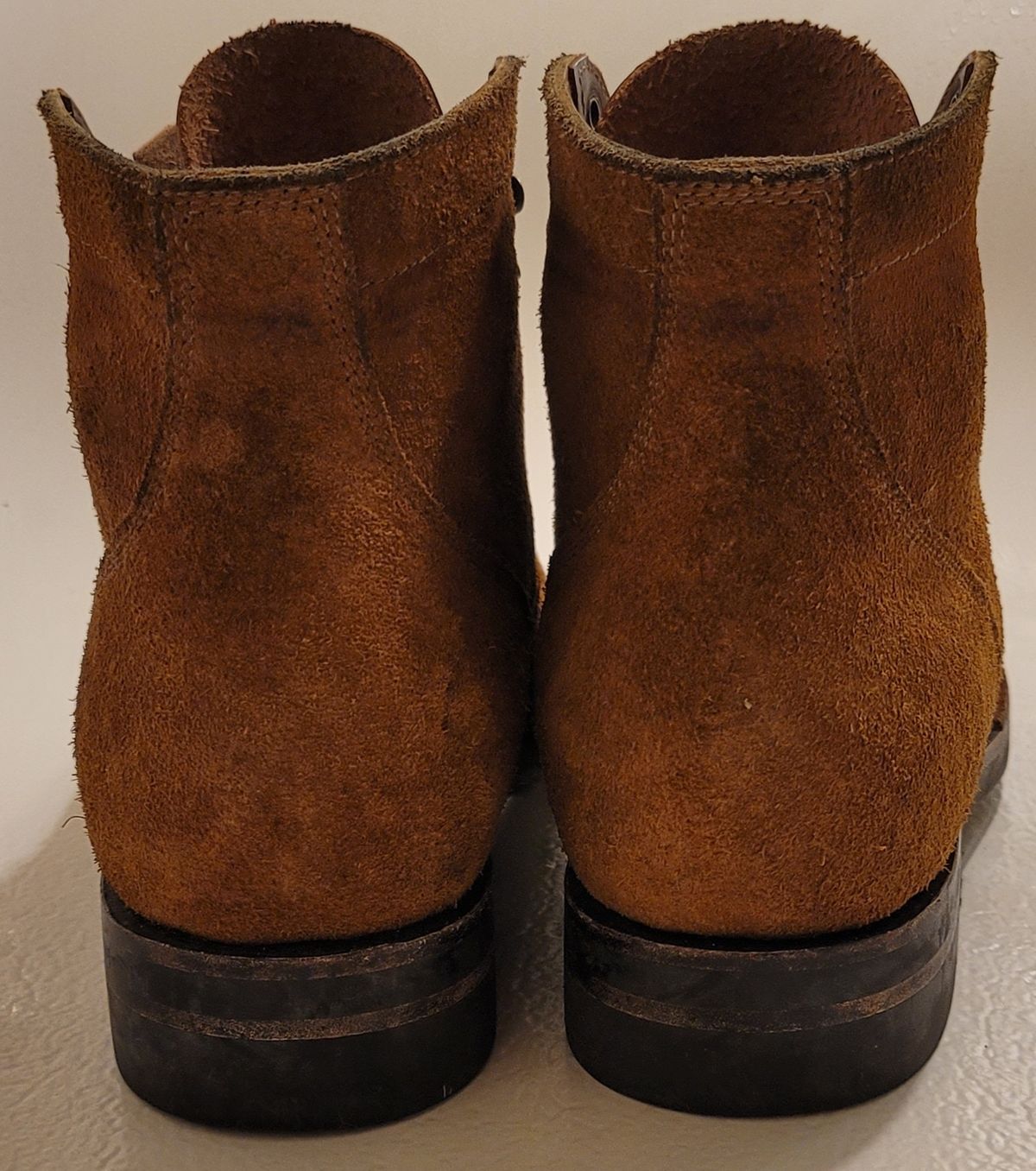 Photo by pancake_32 on November 5, 2022 of the Midas Service Boot in Indonesian Tan Roughout.