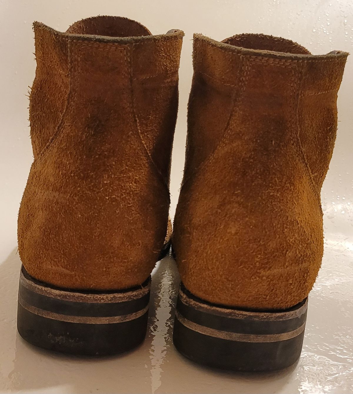 Photo by pancake_32 on February 6, 2023 of the Midas Service Boot in Indonesian Tan Roughout.