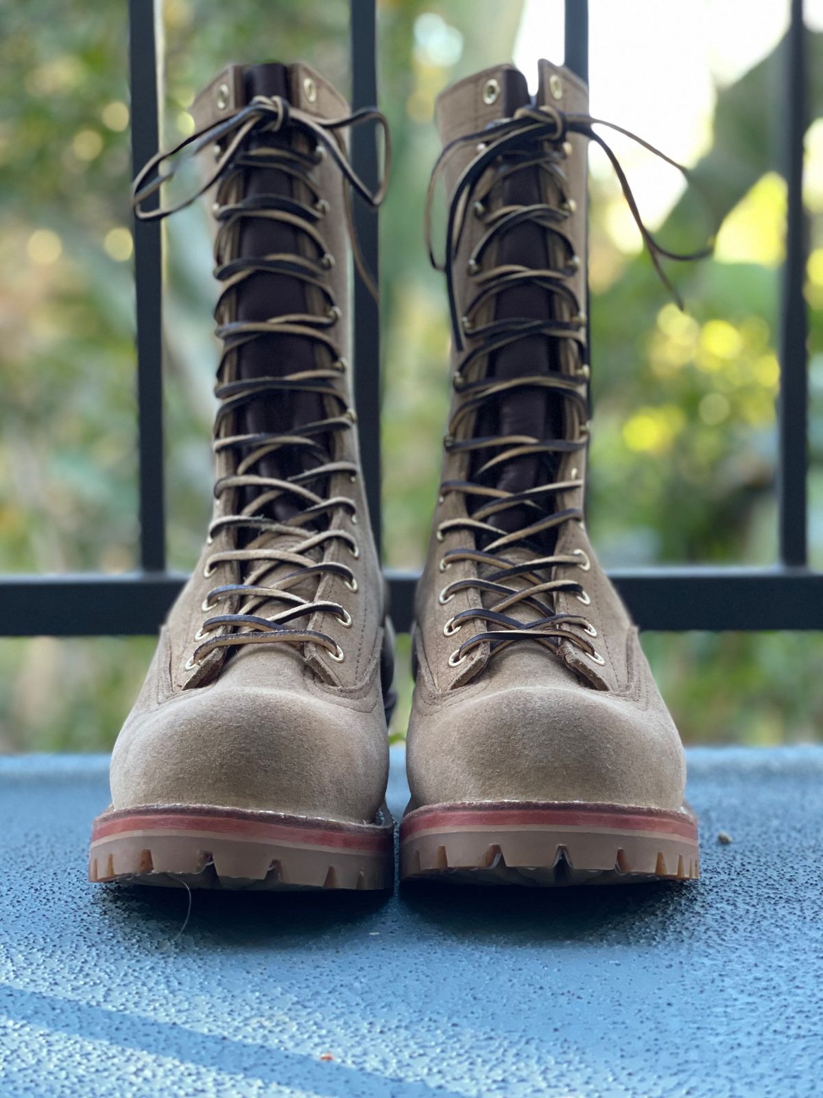 Photo by hetpaul on October 4, 2022 of the Nicks BuilderPro in Seidel 1964 Tan Roughout.