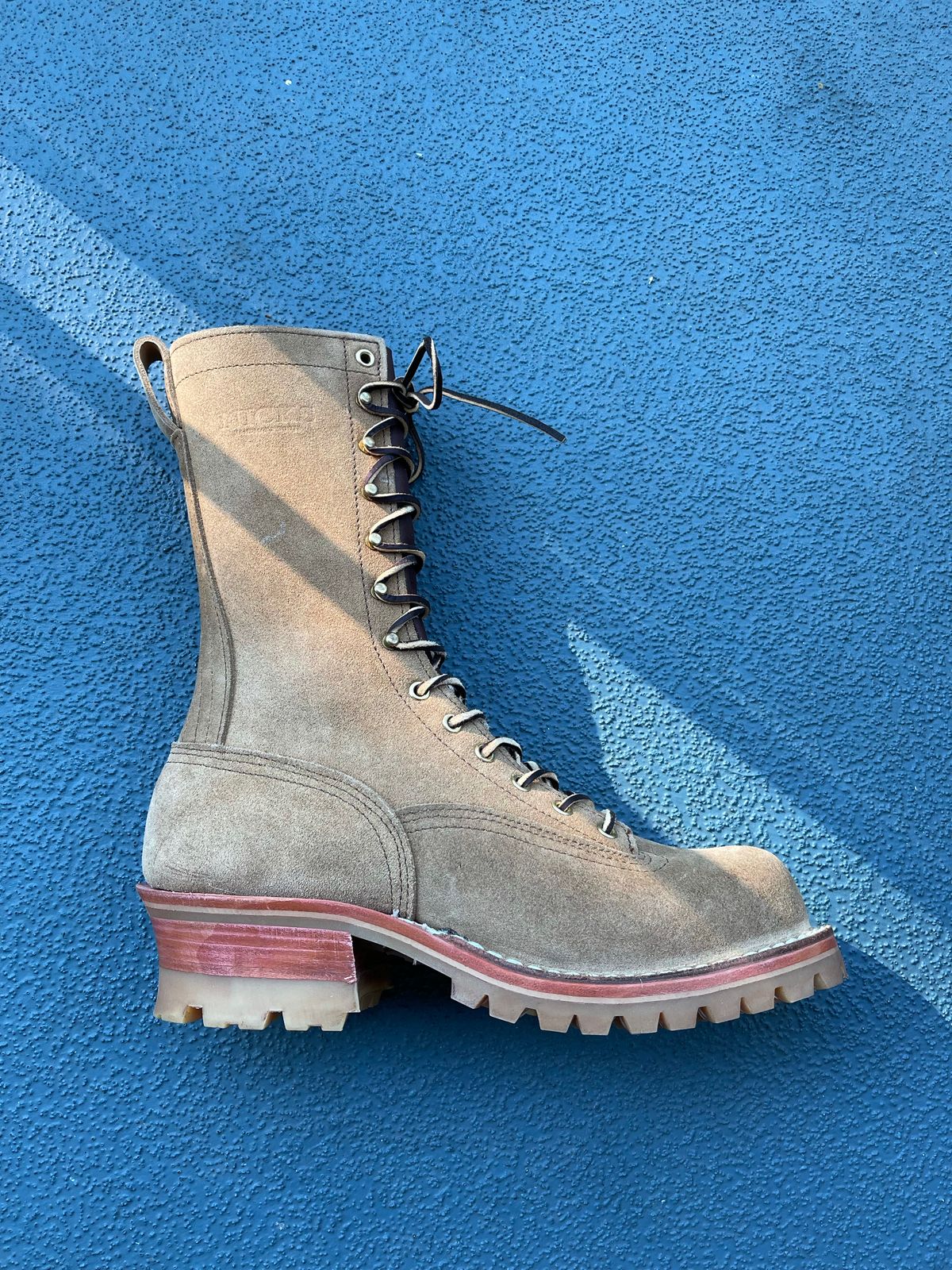 Photo by hetpaul on October 4, 2022 of the Nicks BuilderPro in Seidel 1964 Tan Roughout.