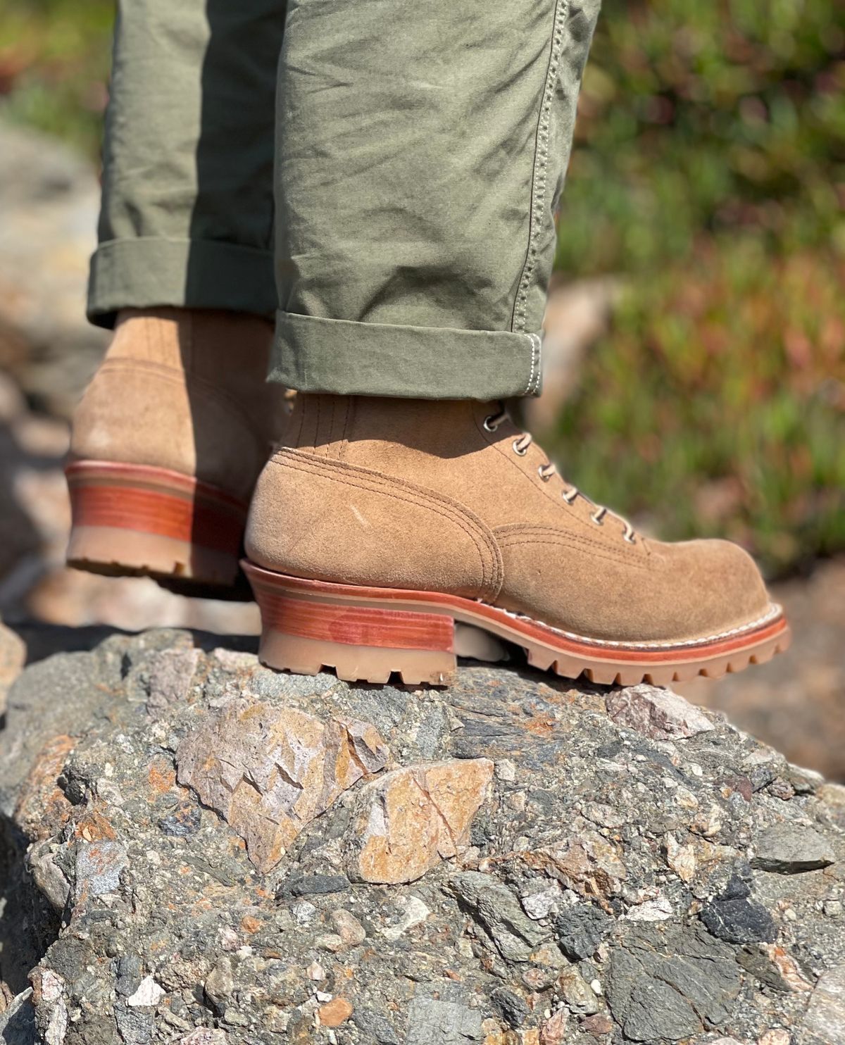 Photo by hetpaul on October 4, 2022 of the Nicks BuilderPro in Seidel 1964 Tan Roughout.