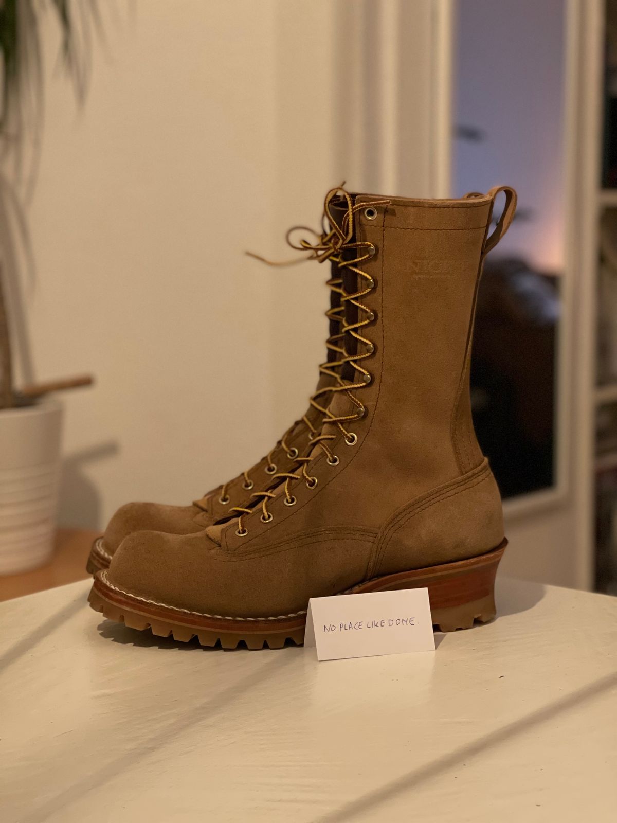 Photo by hetpaul on November 5, 2022 of the Nicks BuilderPro in Seidel 1964 Tan Roughout.