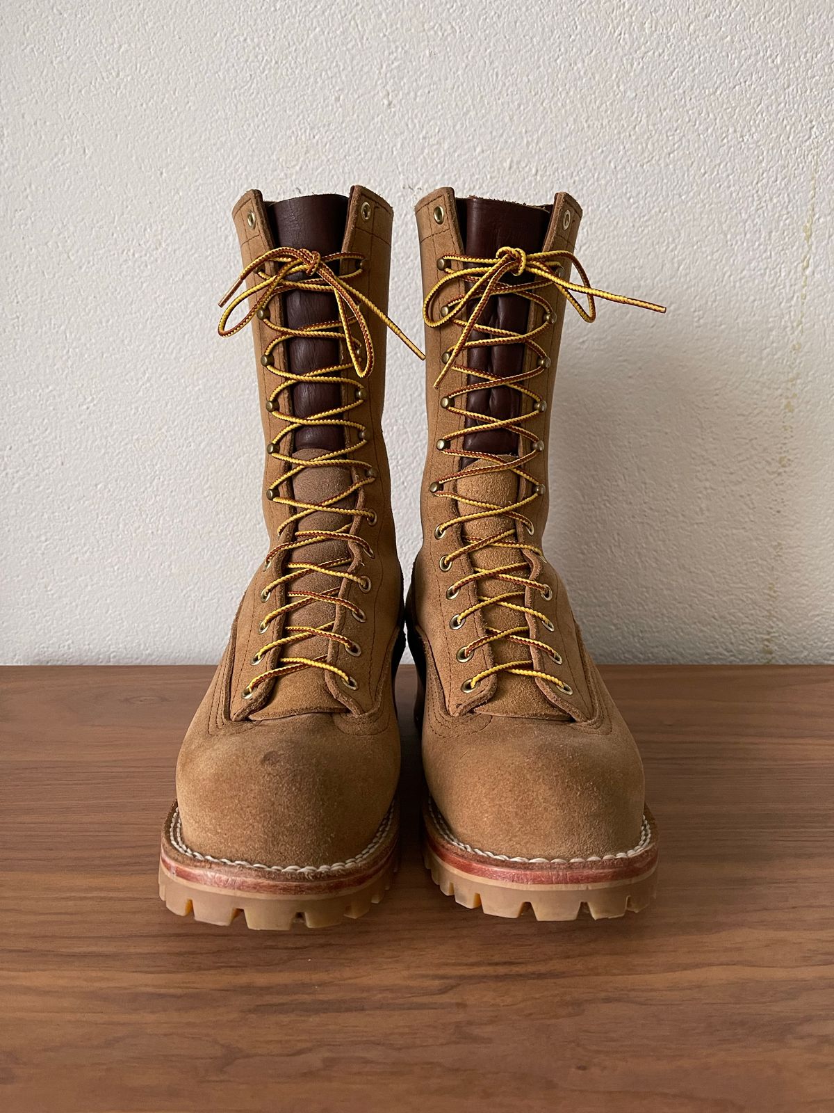Photo by hetpaul on December 4, 2022 of the Nicks BuilderPro in Seidel 1964 Tan Roughout.