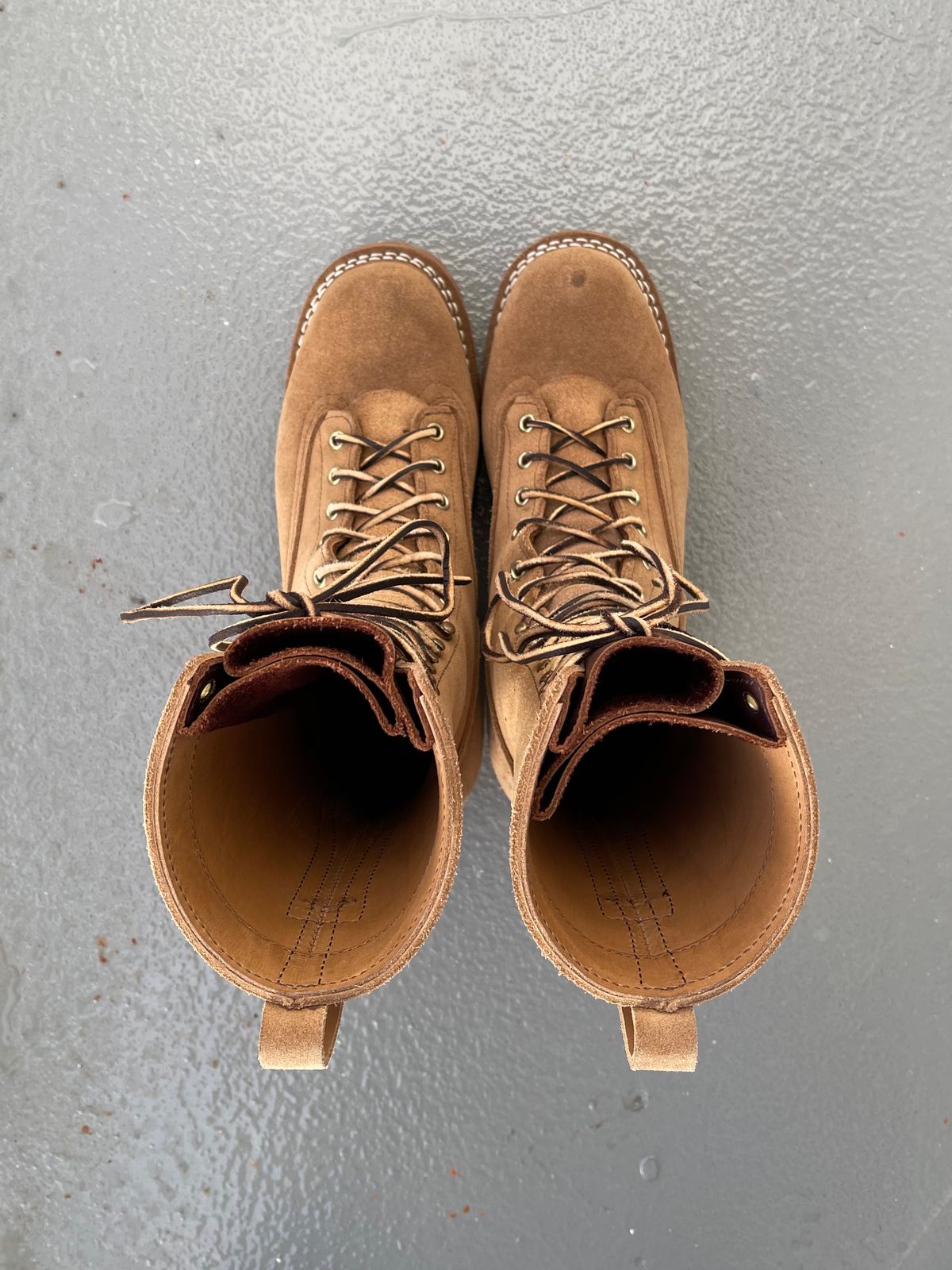 Photo by hetpaul on January 2, 2023 of the Nicks BuilderPro in Seidel 1964 Tan Roughout.