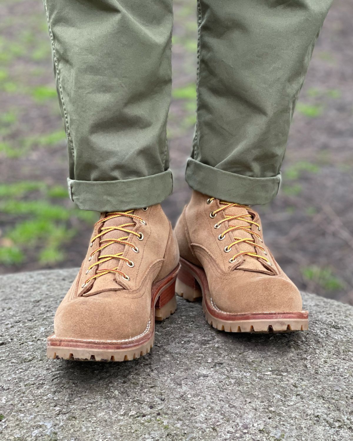 Photo by hetpaul on March 4, 2023 of the Nicks BuilderPro in Seidel 1964 Tan Roughout.