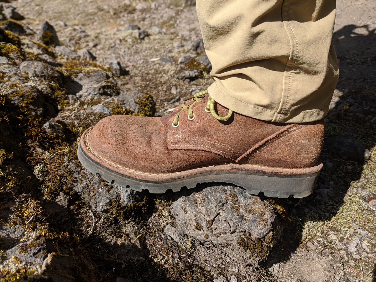 Photo by Coop on May 18, 2024 of the Nicks Ridgeline Hiking Boot in Seidel 1964 Brown Roughout.