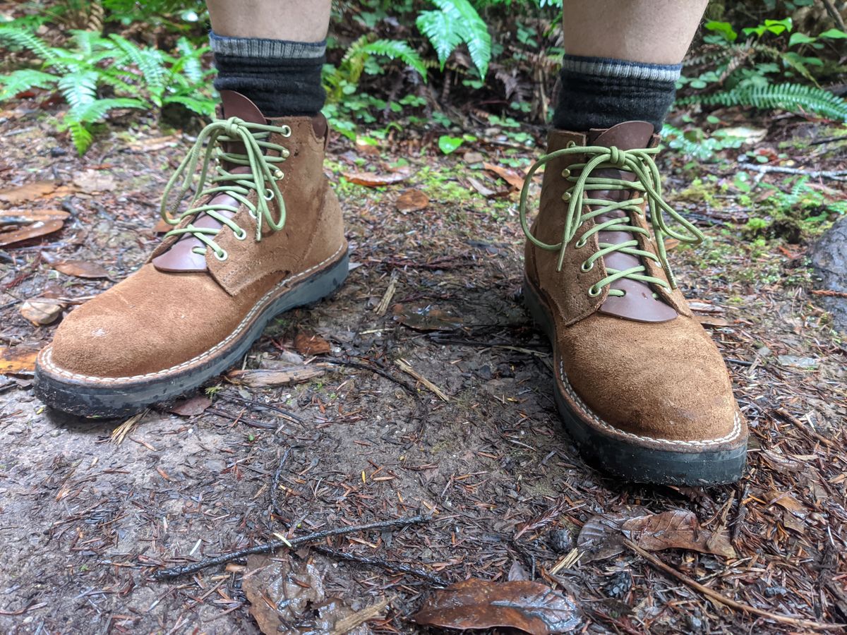 Photo by Coop on October 21, 2023 of the Nicks Ridgeline Hiking Boot in Seidel 1964 Brown Roughout.