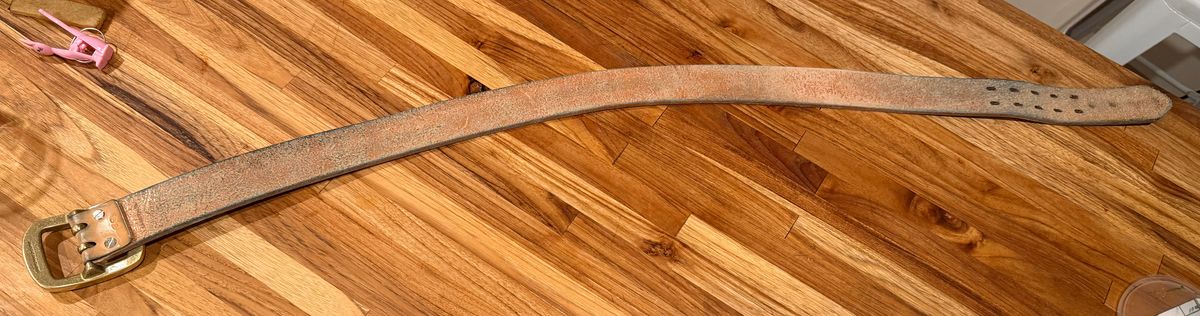 Photo by mwanni on November 6, 2025 of the Samurai Jeans W001-WP in US Steerhide (Natural).