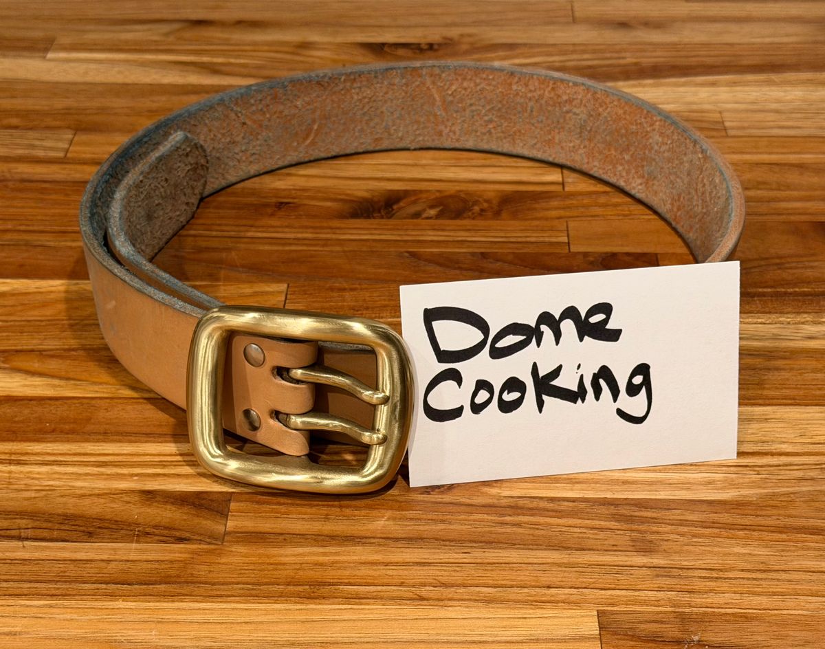 Photo by mwanni on November 6, 2025 of the Samurai Jeans W001-WP in US Steerhide (Natural).