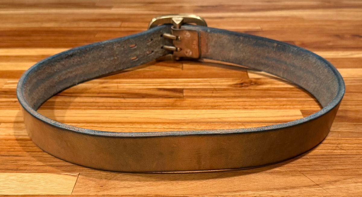 Photo by mwanni on February 6, 2026 of the Samurai Jeans W001-WP in US Steerhide (Natural).