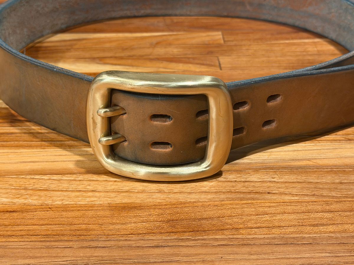 Photo by mwanni on March 6, 2026 of the Samurai Jeans W001-WP in US Steerhide (Natural).