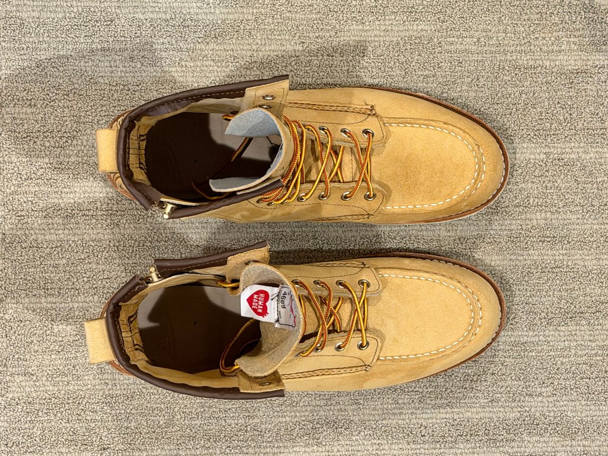 Photo by mwanni on January 17, 2026 of the Red Wing 4669 Human Made x Red Wing in S.B. Foot Hawthorne Abilene.
