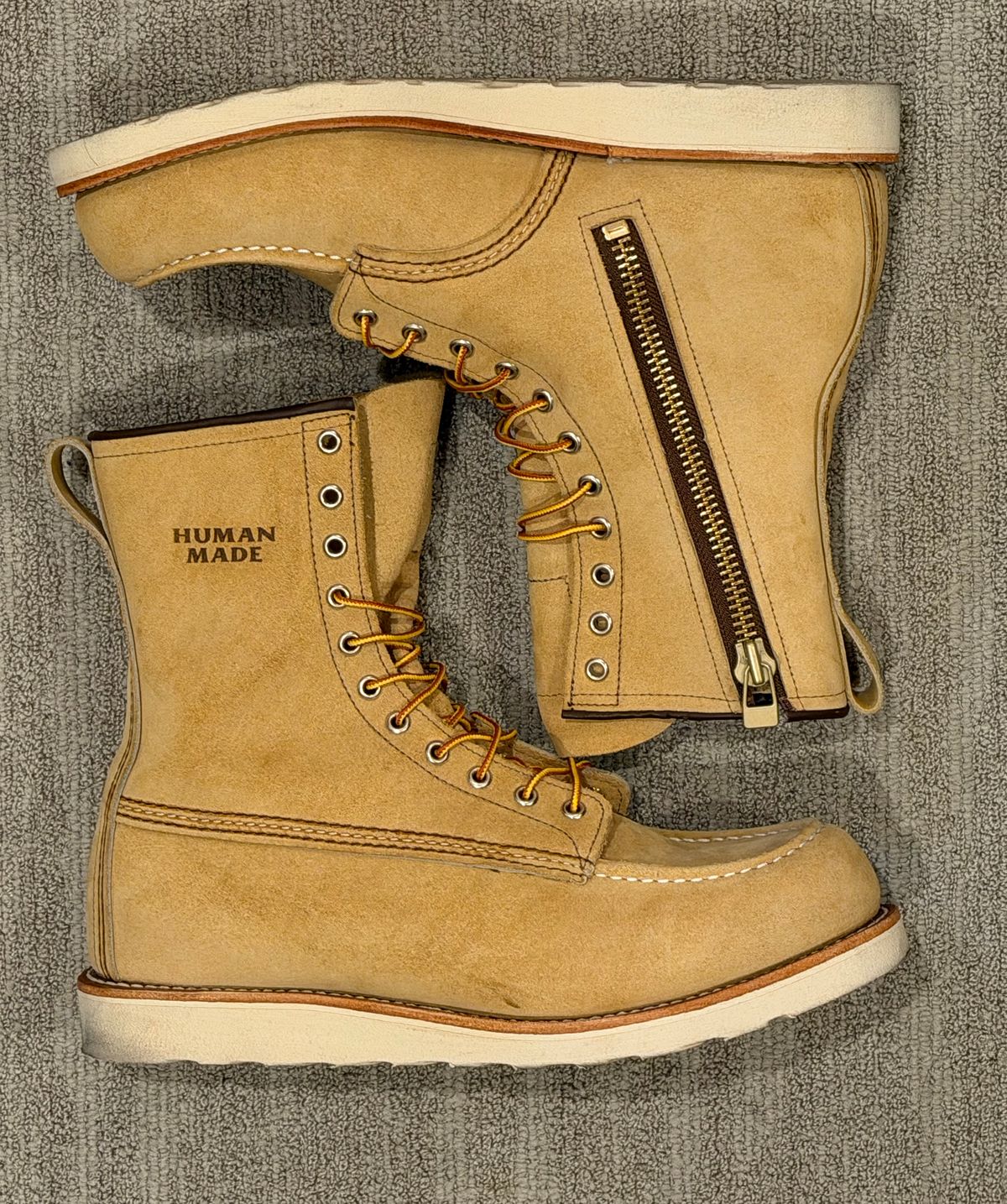 Photo by mwanni on January 17, 2026 of the Red Wing 4669 Human Made x Red Wing in S.B. Foot Hawthorne Abilene.