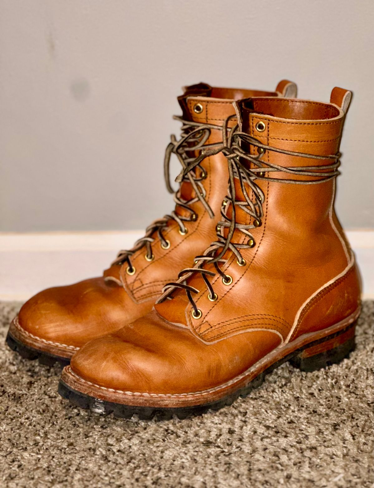 Photo by eliwooten on November 8, 2023 of the Nicks DomePro in Wickett & Craig Tan English Bridle.