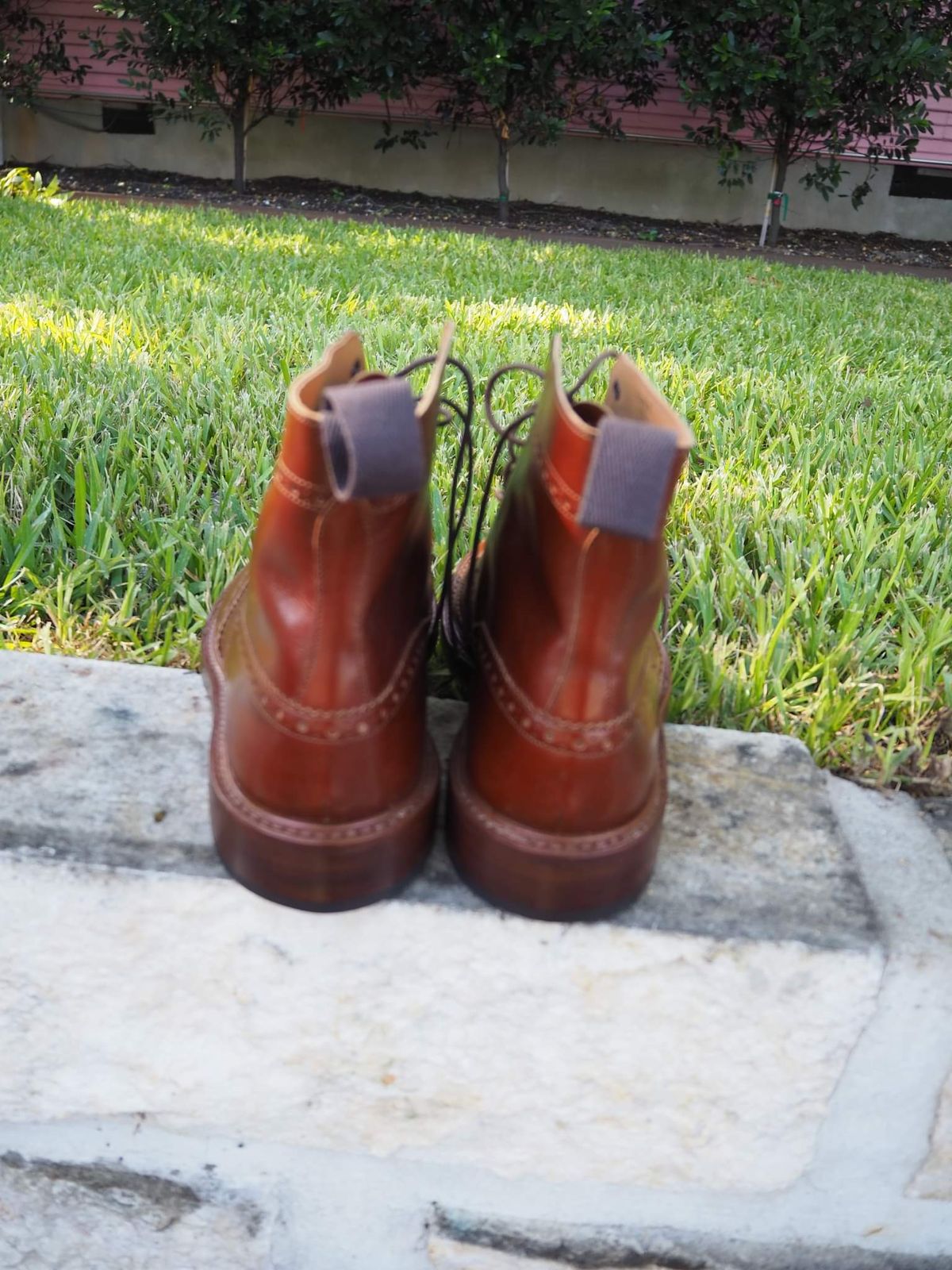 Photo by cocaloch on October 1, 2022 of the Tricker's Stow Country Boot in Unlisted Leather.